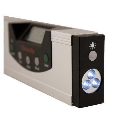 Digital level 230 mmx0,05° with laser and LED light